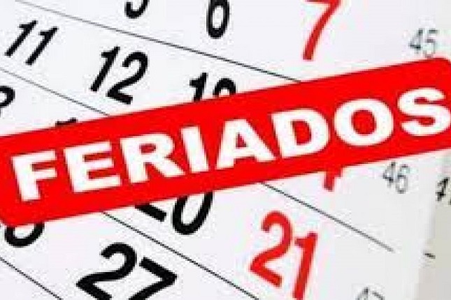 Governo divulga calendário de feriados e pontos facultativos do Ano Novo.