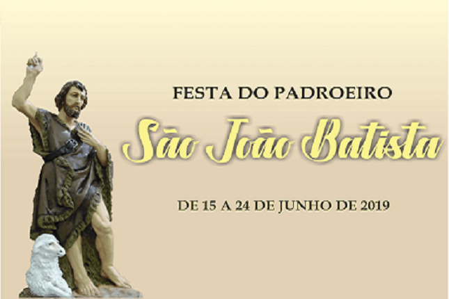 Confira a programação da Festa da Paróquia São João Batista de Braço do Rio