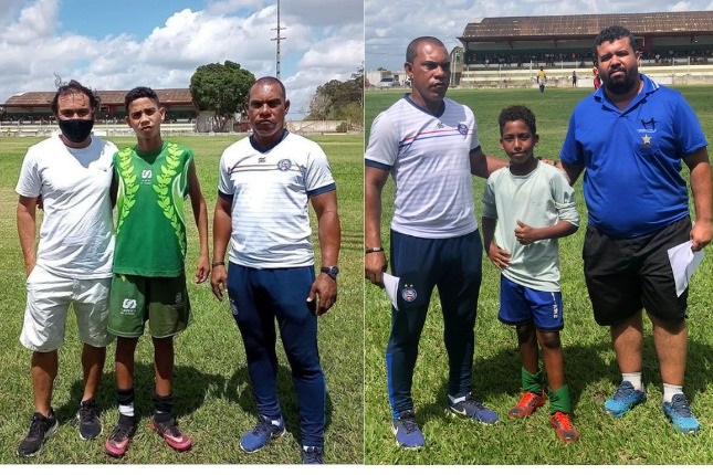 Peneira do Bahia seleciona dois meninos do Projeto “Campeões do Futuro” de Conceição da Barra-ES.