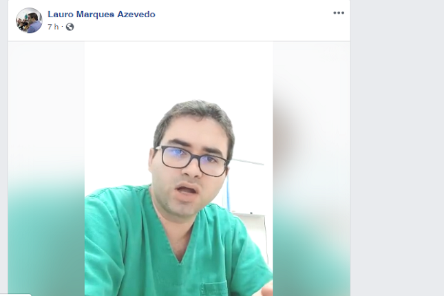 Veja vídeo: Médico desabafa em rede social, após uma possível perseguição sofrida pelo Prefeito de Pedro Canário-ES.