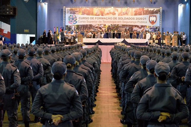 Polícia Militar forma a primeira turma de soldado com Curso Superior de Tecnologia em Segurança Pública.